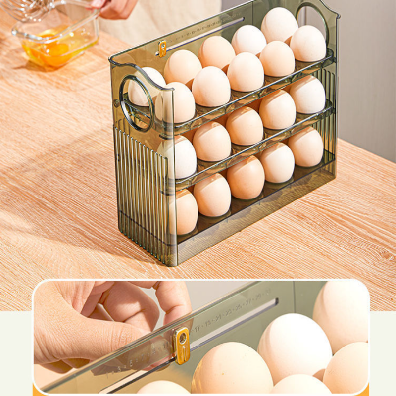 Caja decorativa para almacenar huevos.